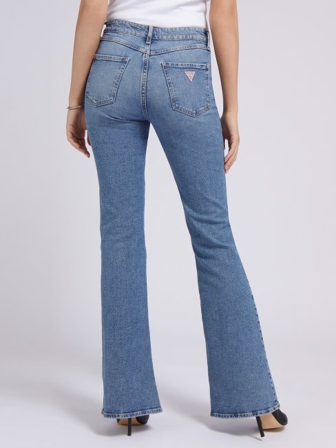 Pantalon Denim évasé Bleu Guess Nouvelle Tendance