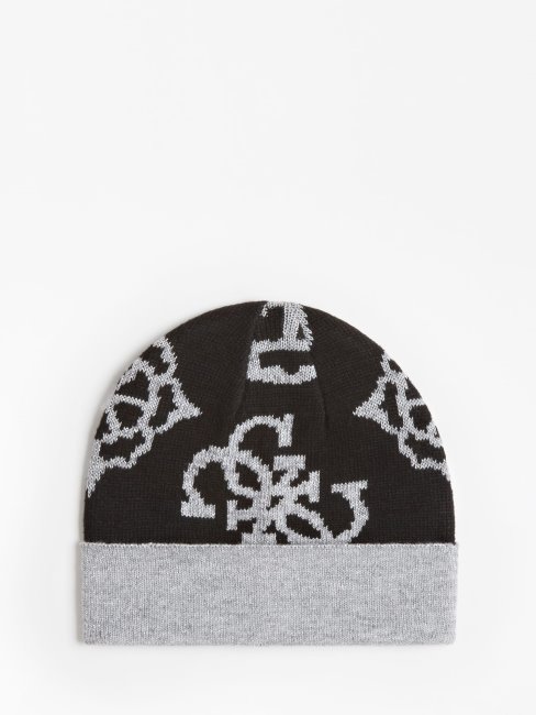 Bonnet Noir Pivoine Logo Guess 4g