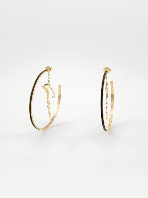 Guess Beach-party-boucles D'oreilles Noir Multi