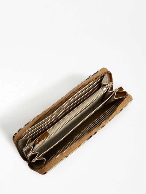 Abey Portefeuille Maxi Guess Multi Beige