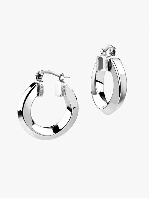 Boucles D'oreilles En Argent "hoops Don't Lie"