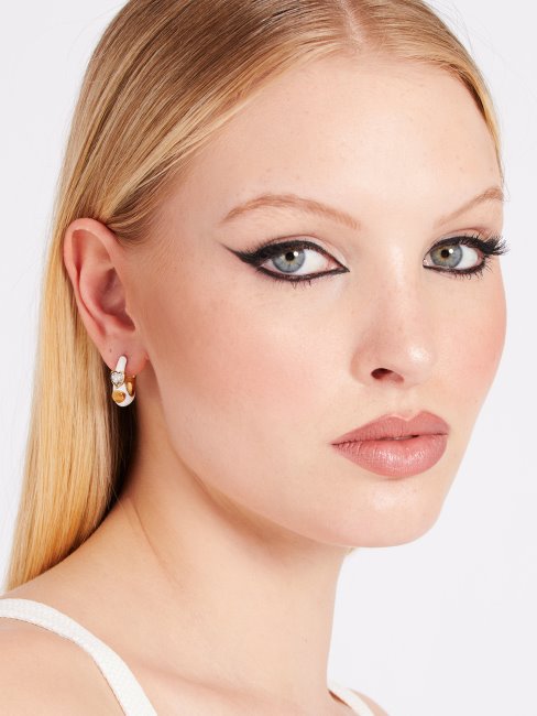 Boucles D'oreilles Devine Des Néons D'or