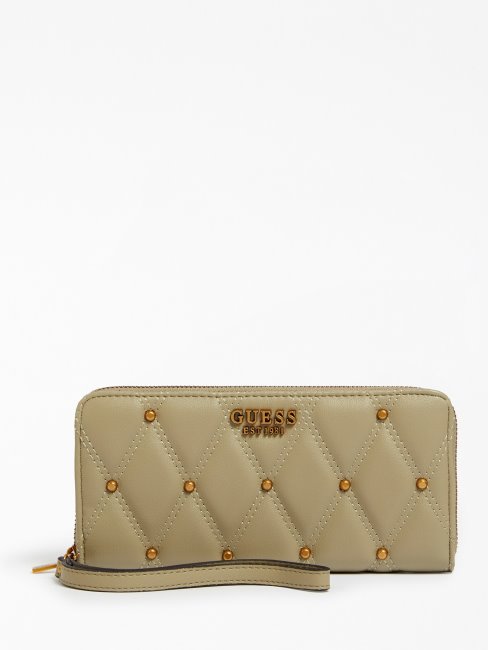 Maxi Portefeuille Matelassé Triana Vert Guess