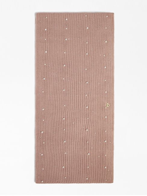 écharpe Guess Grise à Détails De Perles