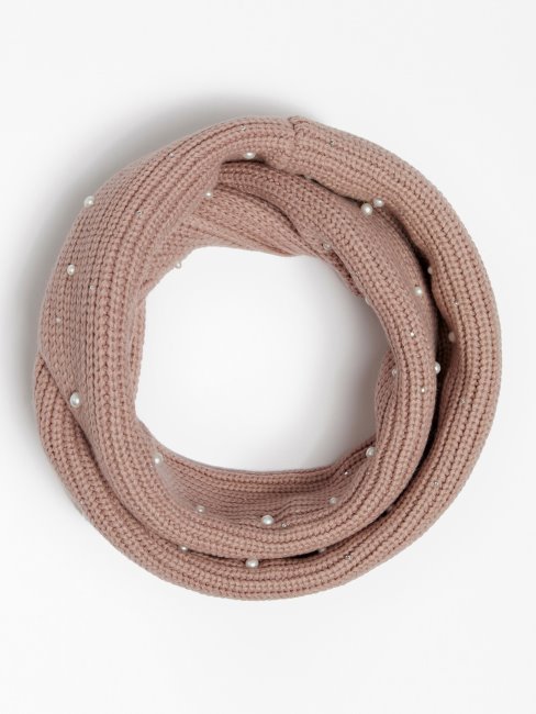 écharpe Guess Grise à Détails De Perles