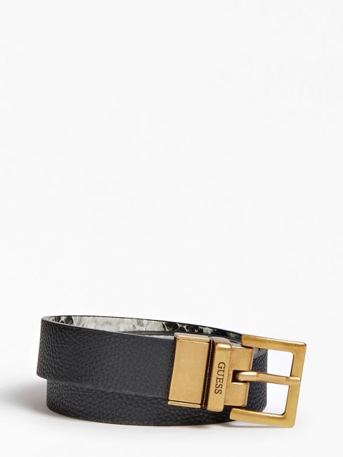 Ceinture En Python Réversible Vert Multi Guess Abey