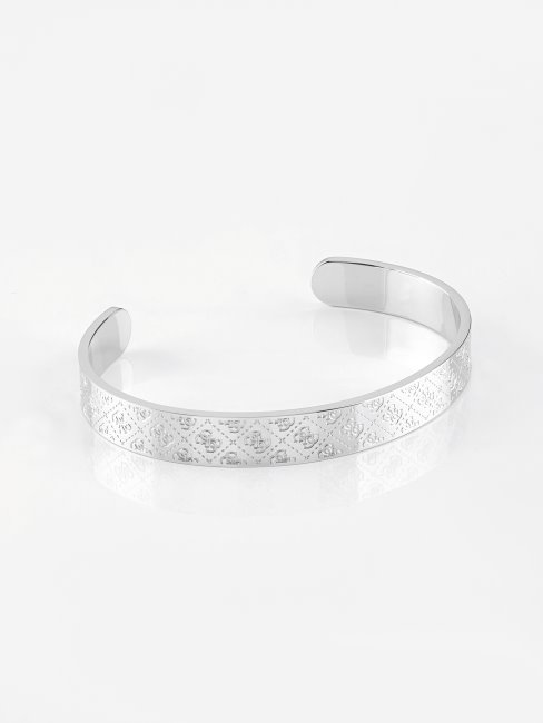 Bracelet-jonc-heure-dorée Guess En Argent
