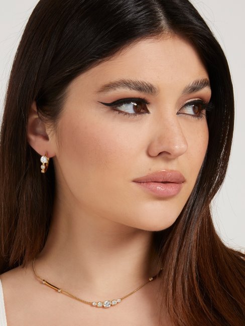 Guess Boucles D'oreilles Sunburst Multi Ou Nouvelle Tendance