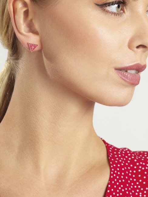 Guess Boucles D'oreilles Dream-and-love En Or Rose