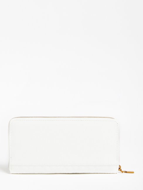 Guess Portefeuille Matelassé Isidora Blanc