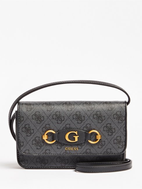 étui Pour Téléphone Avec Dragonne Gris Guess Izzy