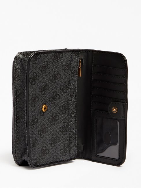 étui Pour Téléphone Avec Dragonne Gris Guess Izzy