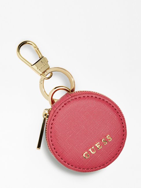Porte-clés Guess Fuchsia Miroir Saffiano