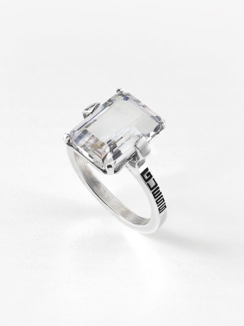 Bague Reflets Argentés Guess