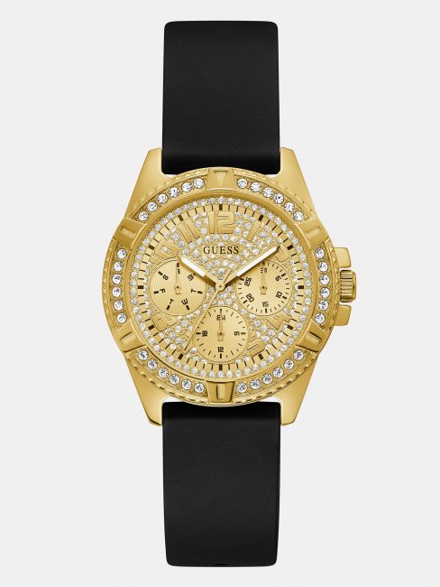 Montre à Cristaux Multifonctions En Argent Guess