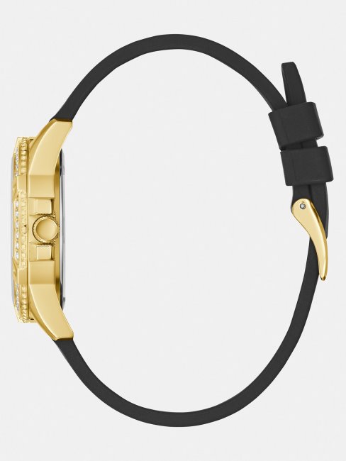 Montre à Cristaux Multifonctions En Argent Guess