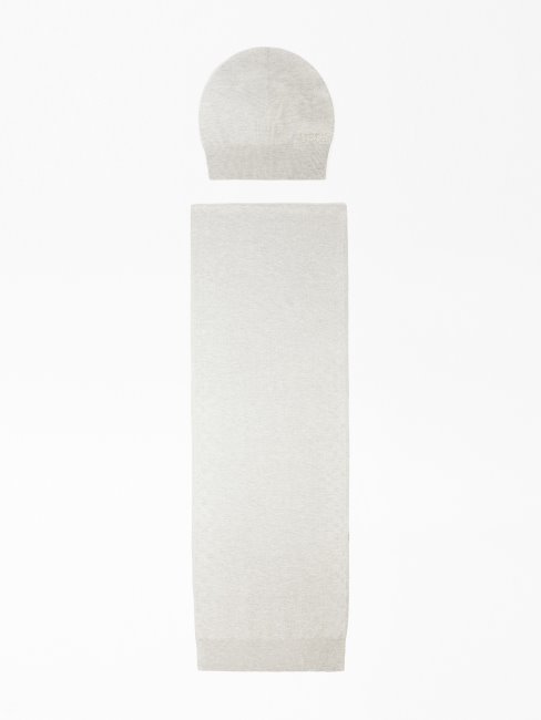 Ensemble Bonnet Et écharpe Gris Multi Guess