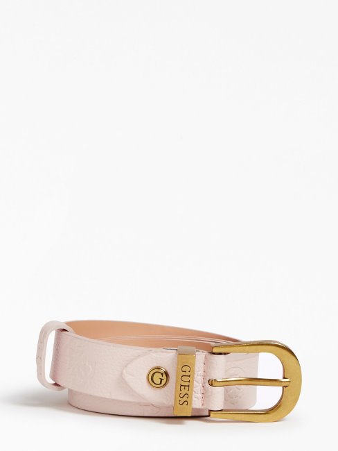 Ceinture Guess Rose Logo Pivoine Helaina 4g