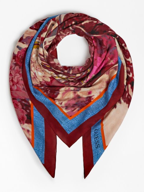 Kefiah Imprimé Paysage Guess Bordeaux