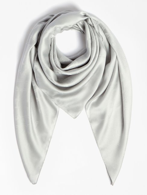 Kefiah De Logo De Lettrage Devinez Blanc