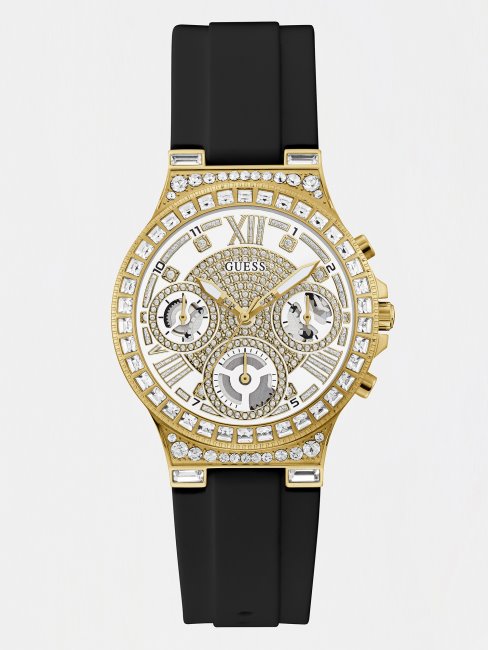 Montre Multifonction Cristal Argent Guess