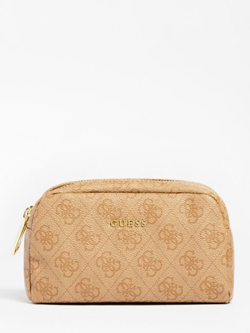 Trousse De Toilette Tya 4g Logo Guess Beige