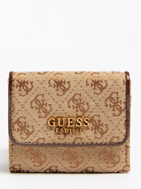 Portefeuille Logo Aviana 4g Jaune Guess