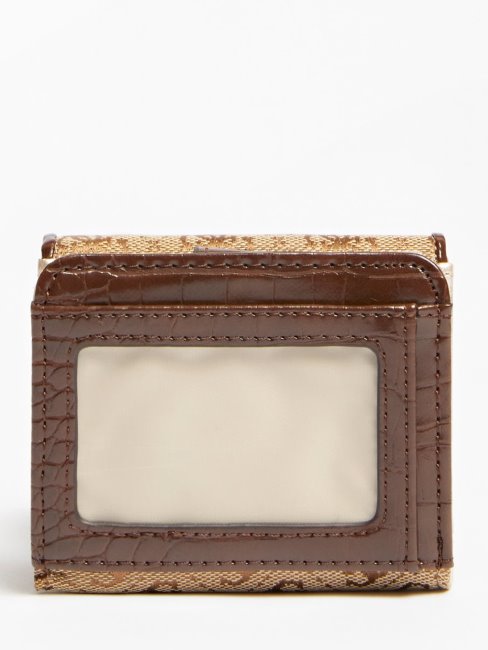 Portefeuille Logo Aviana 4g Jaune Guess