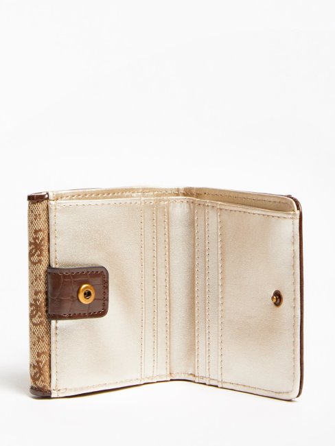 Portefeuille Logo Aviana 4g Jaune Guess