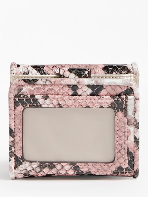 Abey Portefeuille Imprimé Python Guess Multi Rose