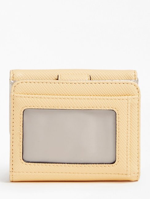 Porte-cartes De Crédit Guess Laurel Saffiano Orange