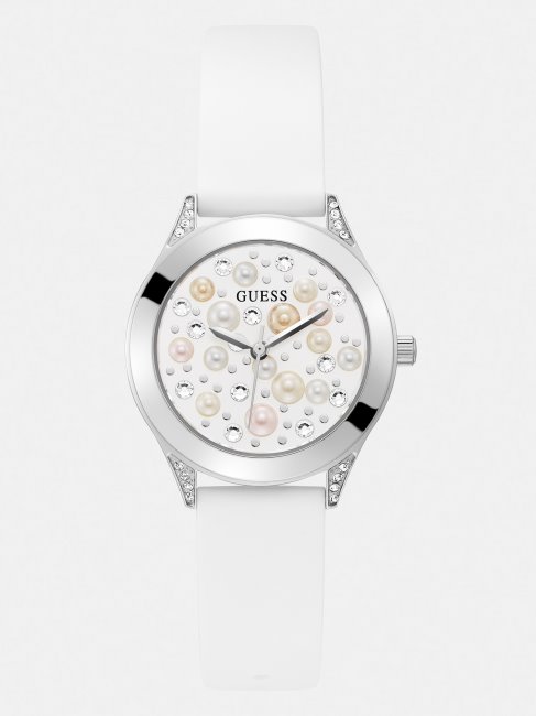 Montre Analogique Perle Argent Guess