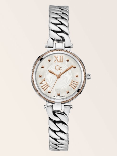 Montre Analogique Guess Gc Acier Ou Rose Nouvelle Tendance