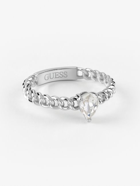 Bague élégance Guess Argent