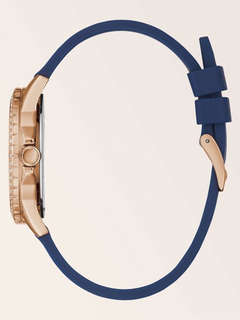 Montre Calendrier Cristal Argent Guess