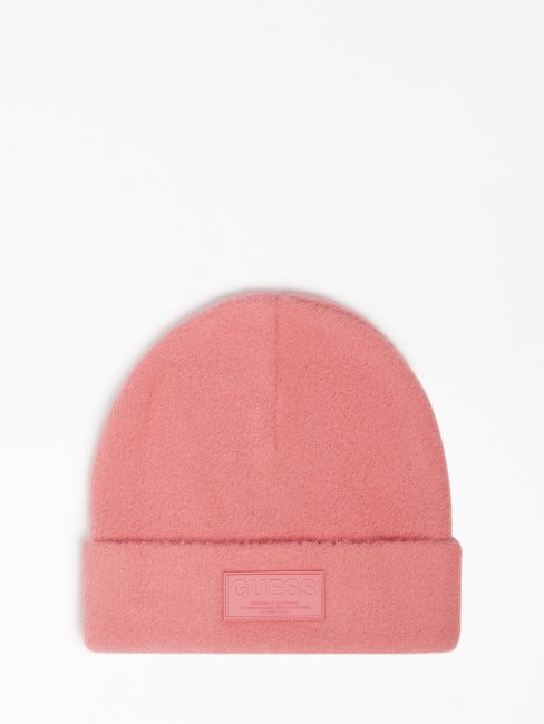 Bonnet Fourrure Rose Guess