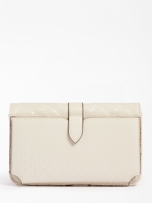 Coque De Telephone Blanche Guess Gaia 4g Logo