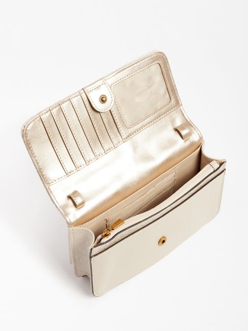 Coque De Telephone Blanche Guess Gaia 4g Logo