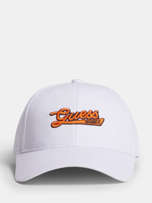 Guess Casquette De Baseball Blanche à Logo Sur Le Devant