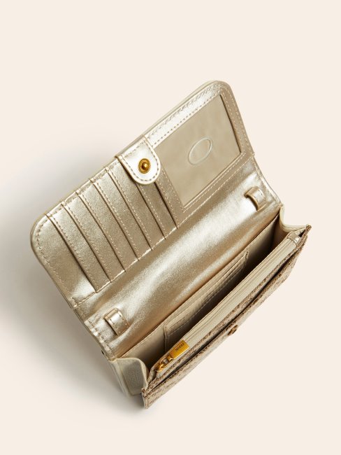 Portefeuille à Bride Aviana Blanc Guess