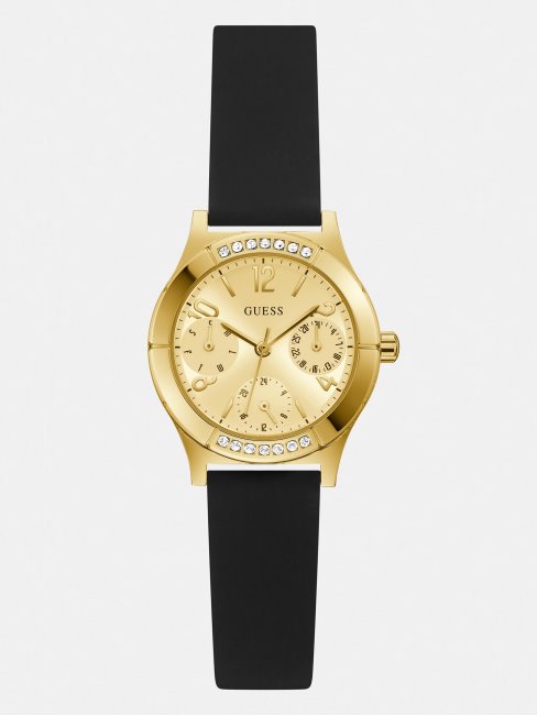 Montre Multifonctions Guess Cristal En Argent