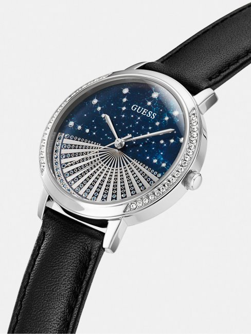 Montre Cristal Analogique Argent Guess