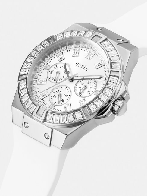 Montre à Cristaux Multifonctions En Or Rose Guess