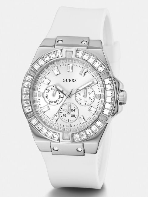 Montre à Cristaux Multifonctions En Or Rose Guess