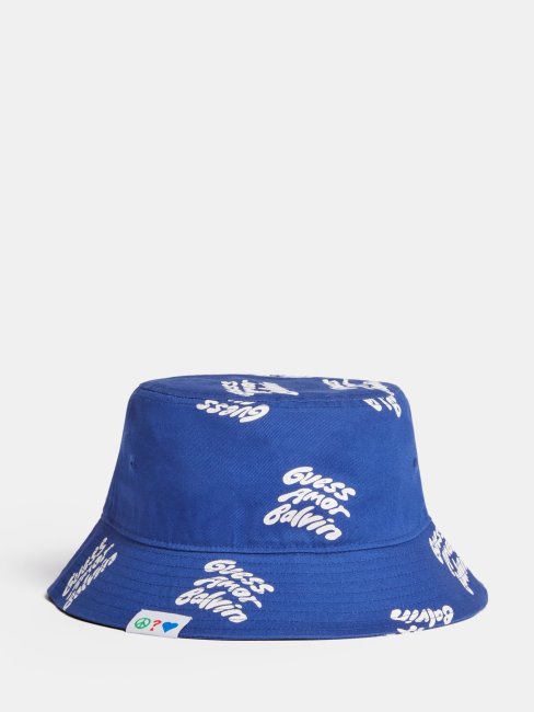 Bob à Logo All Over Guess Bleu