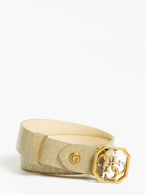 Ceinture Guess Verte Logo Isidora G Shine