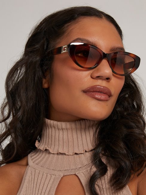 Lunettes De Soleil Ovales Modèle Guess