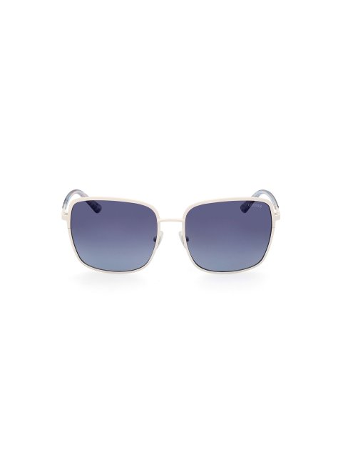 Lunettes De Soleil Carrées Bleues Modèle Guess