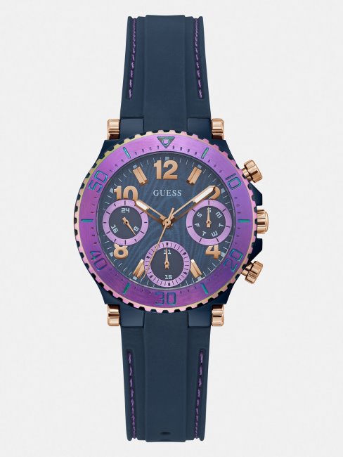 Montre Multifonction Bleu Guess