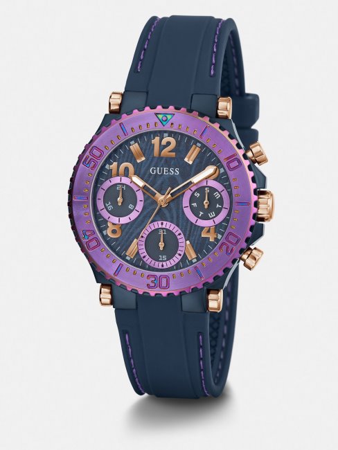 Montre Multifonction Bleu Guess